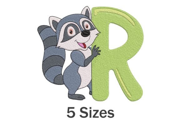 Alphabet Letter R for Raccoon: A Charming Embroidery Review