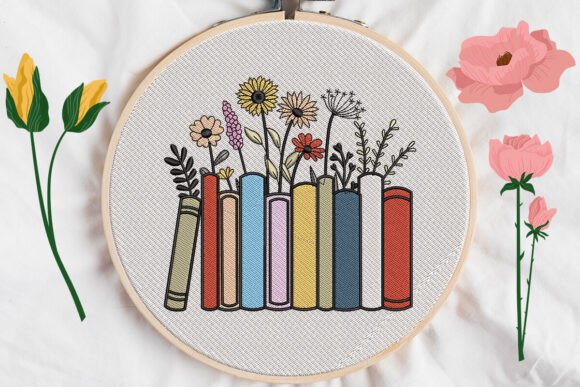Books Flower: A Craft Fair Embroidery Review