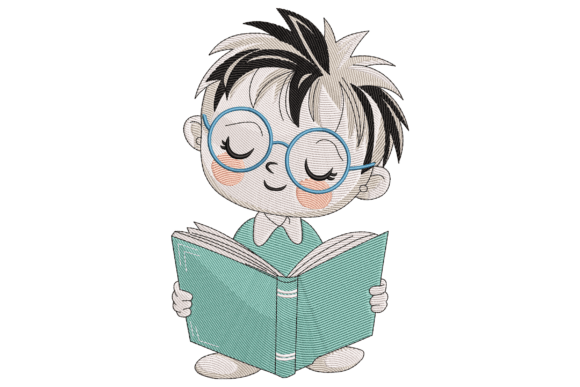Boy Reading Book: An Embroidery Seller’s Review