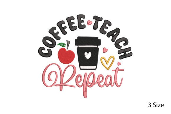 Coffee Teach Repeat: An Embroidery Design Review