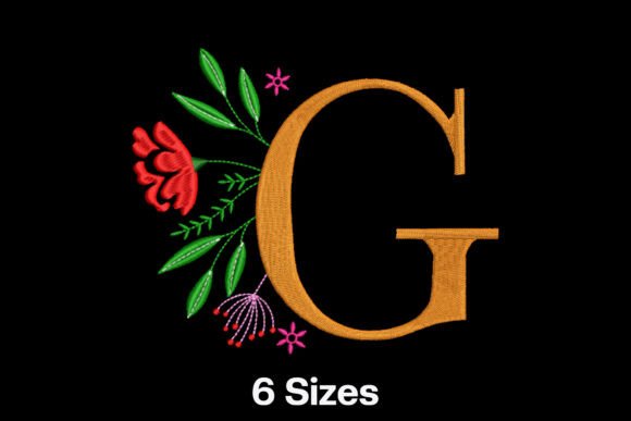 Floral Alphabet Letter G: Seasonal Design Review