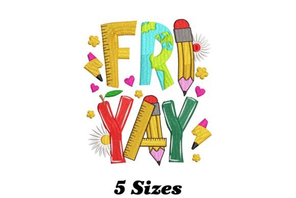 Fri Yay Teacher: An Embroidery Design Review
