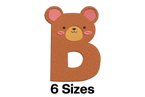 Funny Bear Alphabet Letter B: Embroidery Review