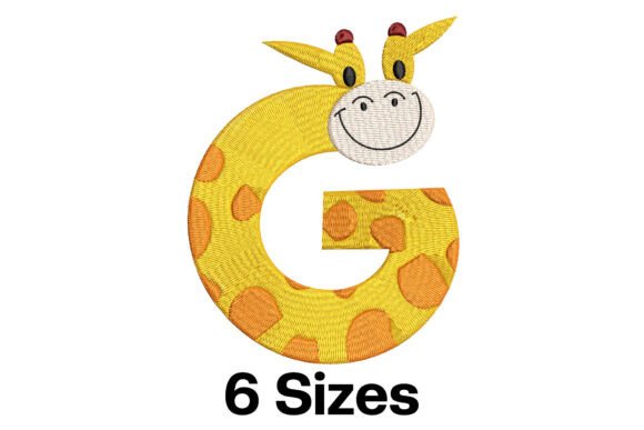 Funny Giraffe Letter G: Seasonal Embroidery Review