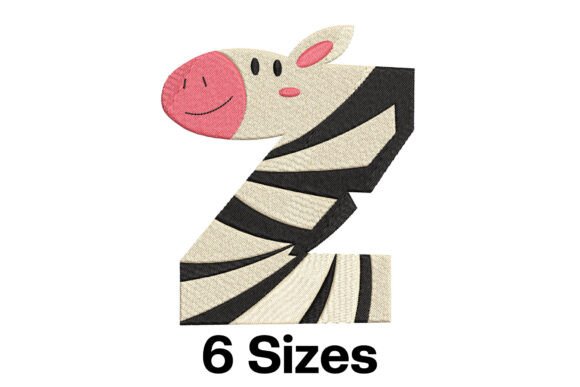 Funny Zebra Alphabet Letter Z: Holiday Design Review
