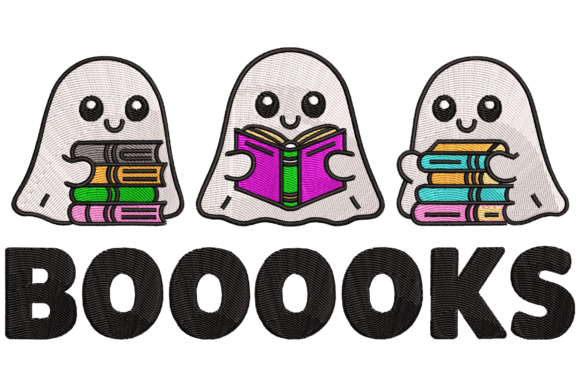 Ghosts with Books: A Seller's Embroidery Review