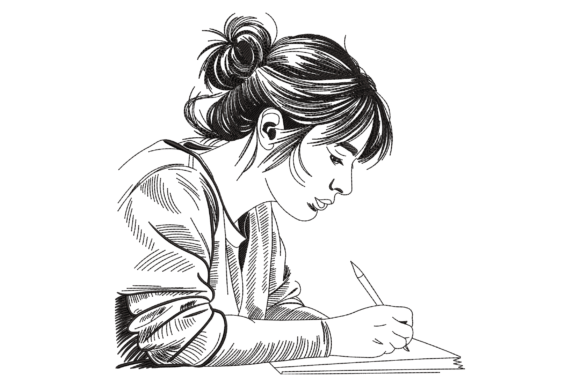 Girl Reading Book: Seasonal Embroidery Review