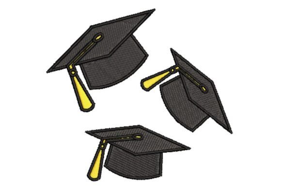 Graduation Caps Toss: Embroidery Review
