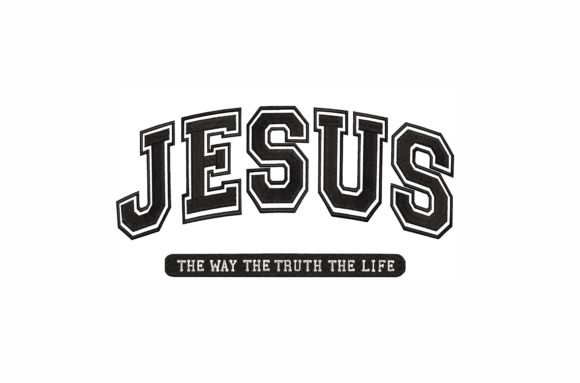 Jesus the Way Truth Life: Embroidery Review