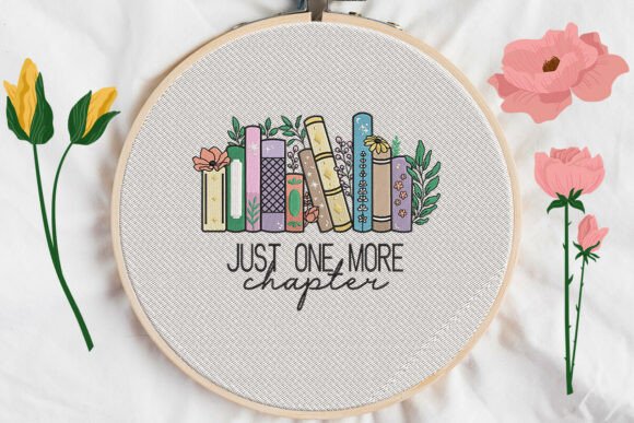 Jus One More Chapter: A Holiday Embroidery Review