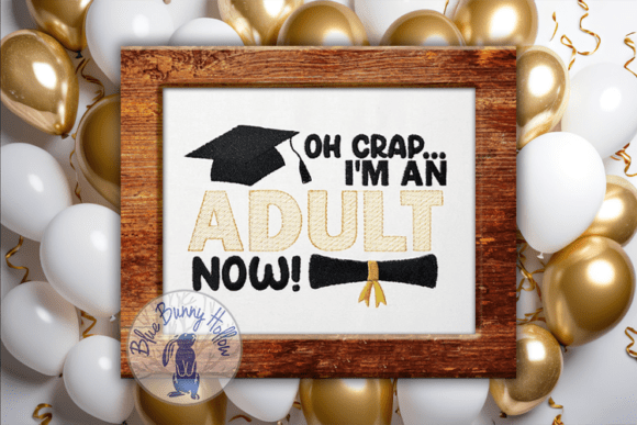 Oh Crap: A Designer’s Review for Grad Embroidery