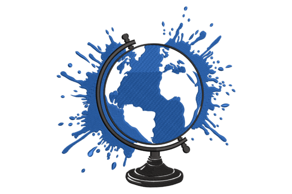 Watercolor Globe: A Soft Touch for Personalized Gifts